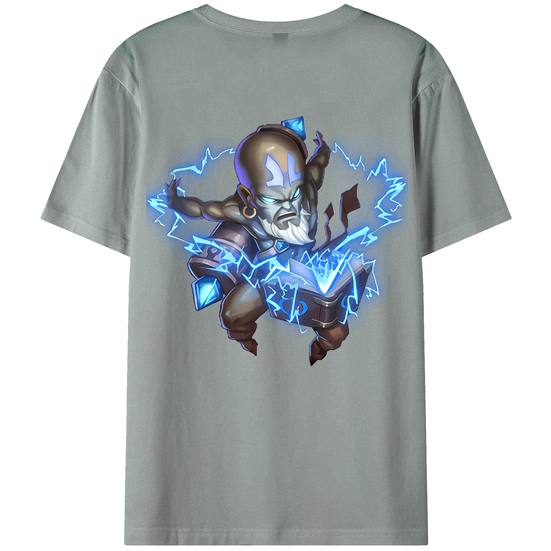 （画像用） リーグ・オブ・レジェンド League of Legends LOL 綿100％ メンズ半袖Tシャツ（バックプリント） 通気性